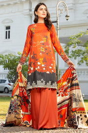 2430-RUSTY-REGION DIGITAL PRINTED COTAIL STITCHED