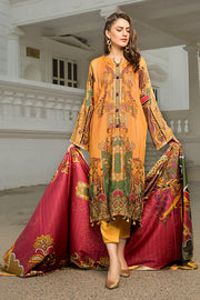 2433-SULPHUR DIGITAL PRINTED COTAIL UNSTITCHED