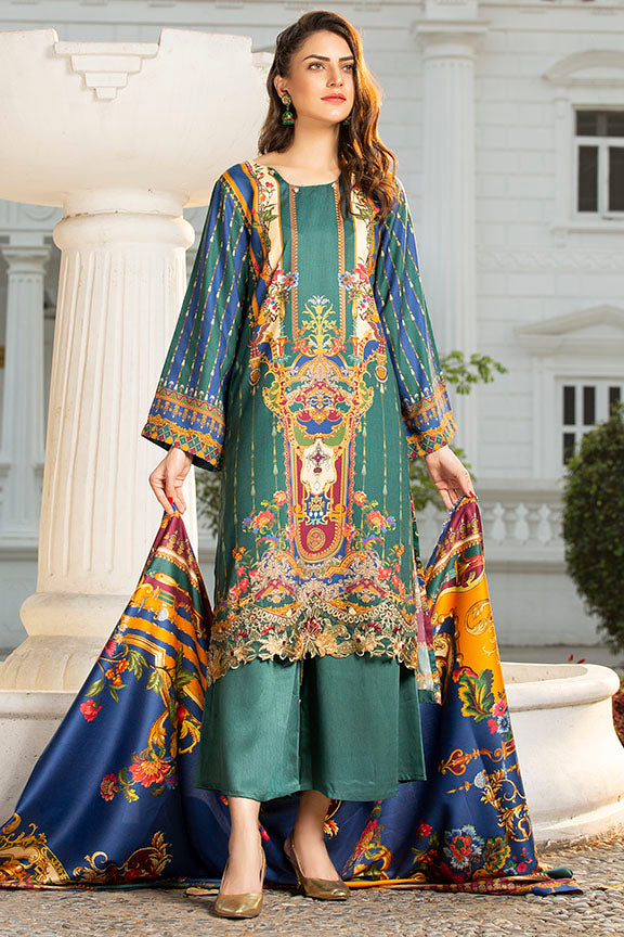 2434-ENCHANTED-JEWEL DIGITAL PRINTED COTAIL STITCHED